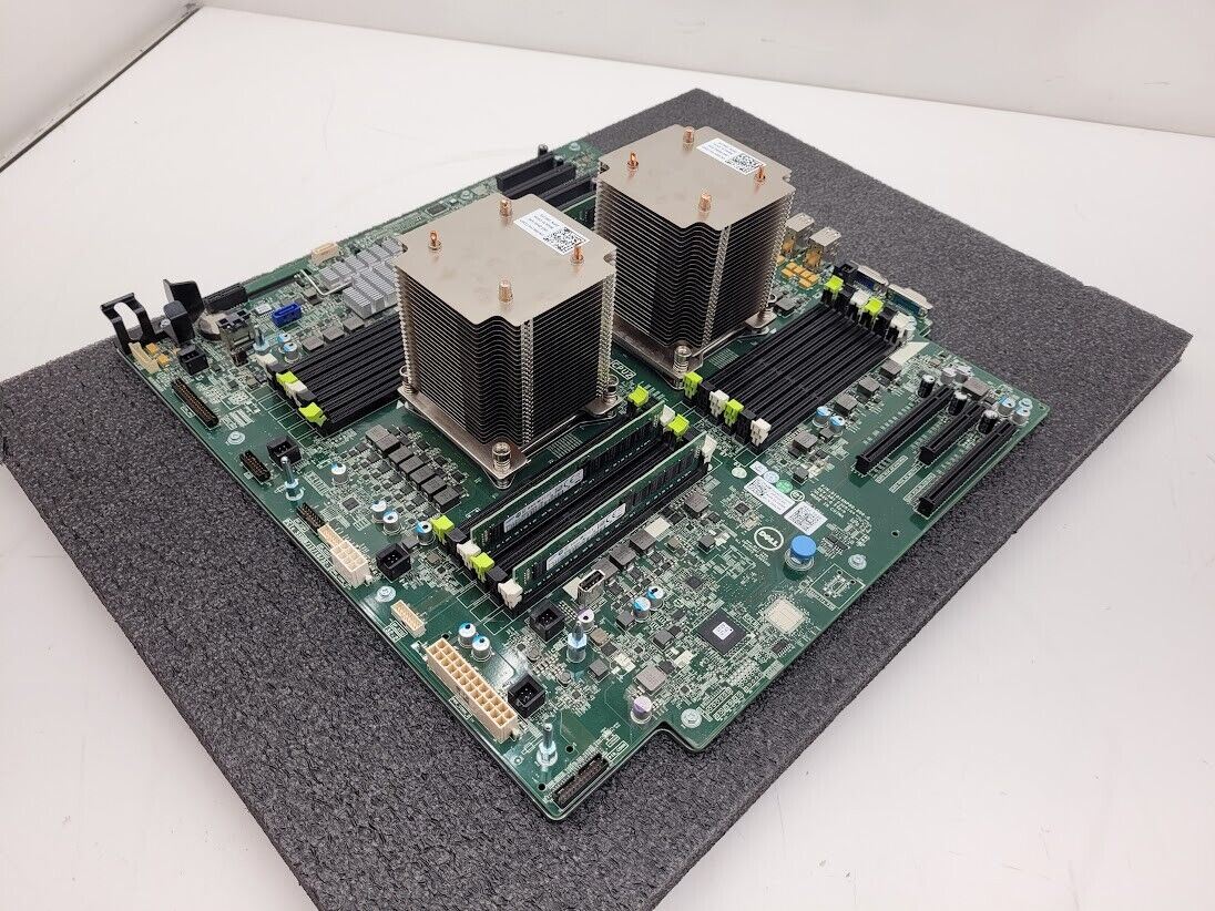 Dell PowerEdge Motherboard 03GCPM T620 2x Xeon E5-2650v2 32GB Ram Boots to Bios