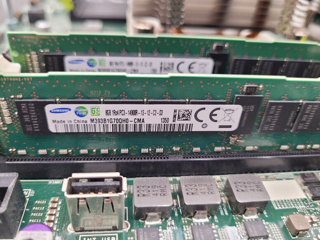 Dell PowerEdge Motherboard 03GCPM T620 2x Xeon E5-2650v2 32GB Ram Boots to Bios