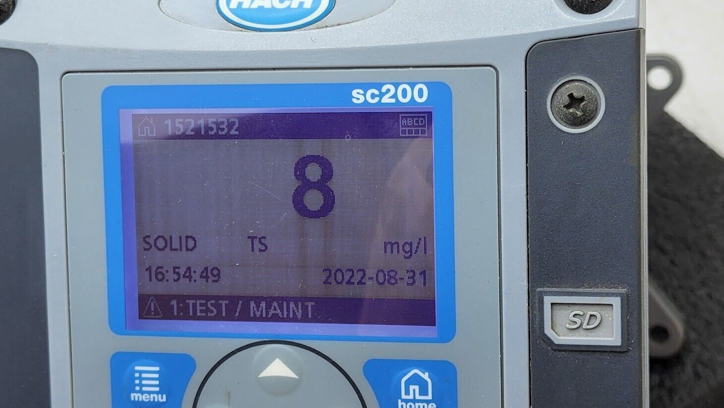 Hach LXG325 TSS HT sc Suspended Solids Inline Sensor High Temp Tested Working