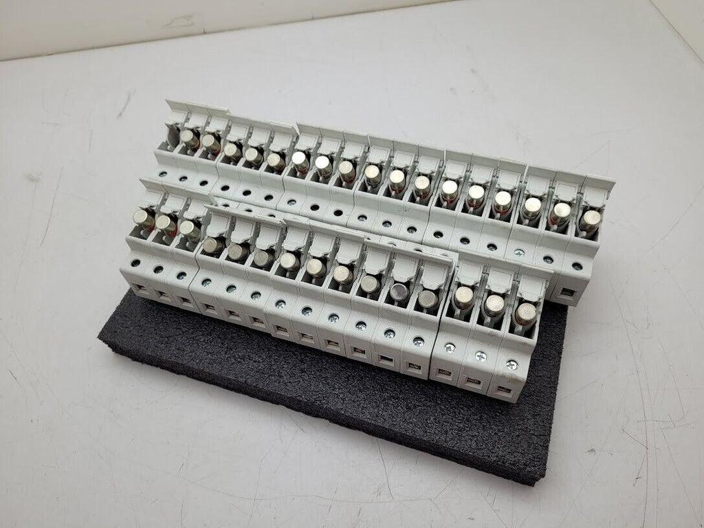 Lot of 11 Ferraz Shawmut USCC3 UltraSafe Fuse Holder 600V ATDR30 30A Fuses DIN