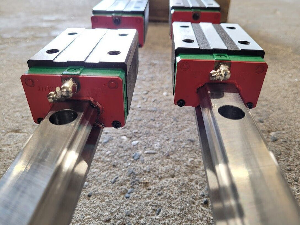 Hiwin HGR30C Linear Guide Rail HGR30 1800mm 4x HGH30CA-130FAT-1A Blocks