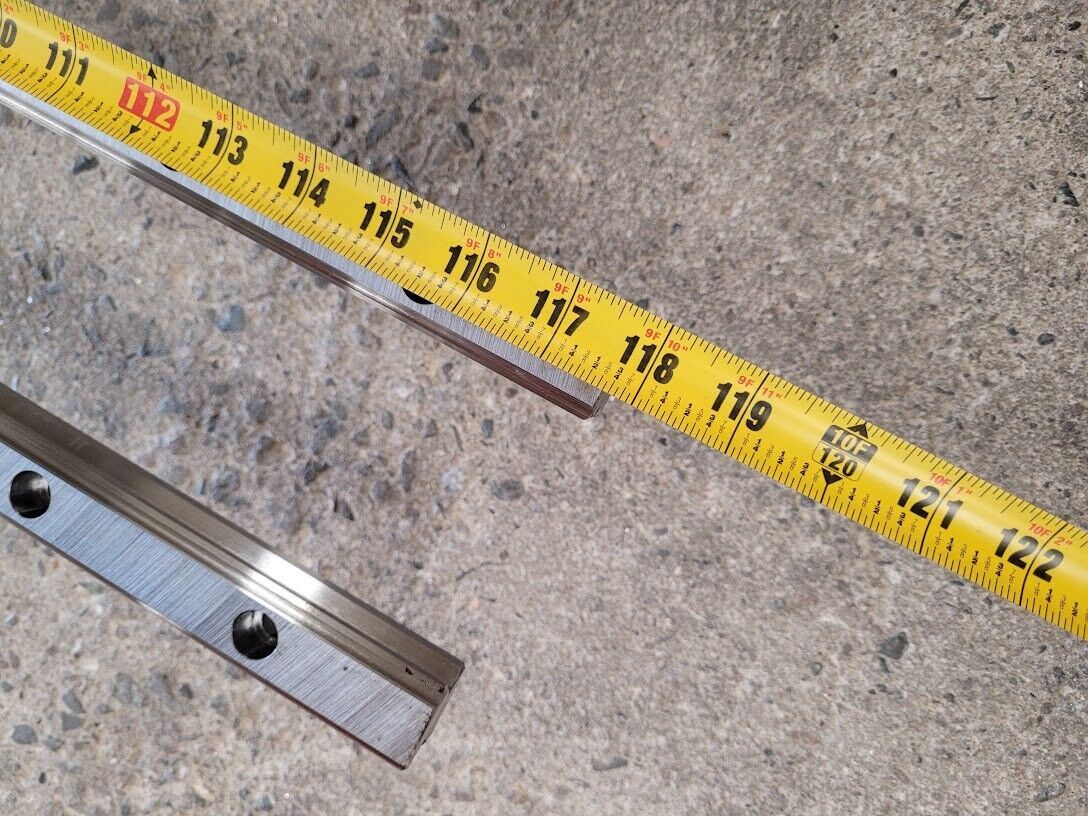 Hiwin HGR30C Linear Guide Rail HGR30 117" 2989mm 4x HGH30CA 130FAT-1A Blocks