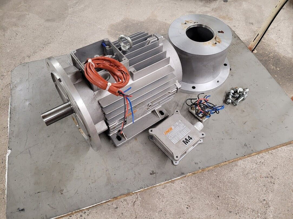Elmor AC Continuous Duty Motor IP55  MT132MA4 7.5 Kw 10HP TH3-101A Adapter