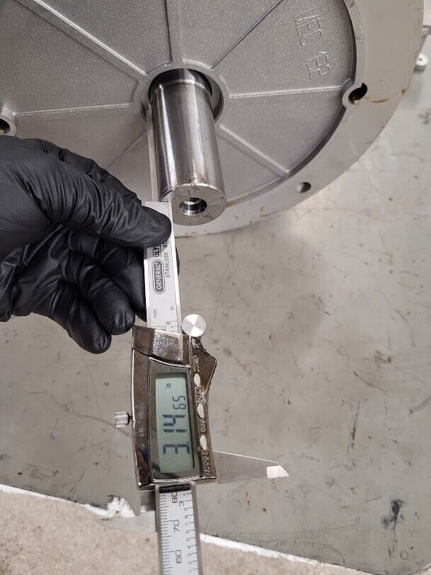 Elmor AC Continuous Duty Motor IP55  MT132MA4 7.5 Kw 10HP TH3-101A Adapter