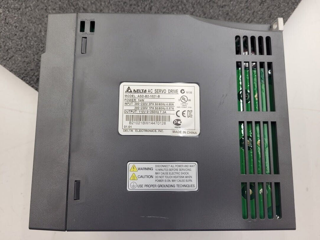 Delta Electronics AC Servo Motor 1KW ECMA-C21010SS w/ Servo Drive ASD-B2-1021-B