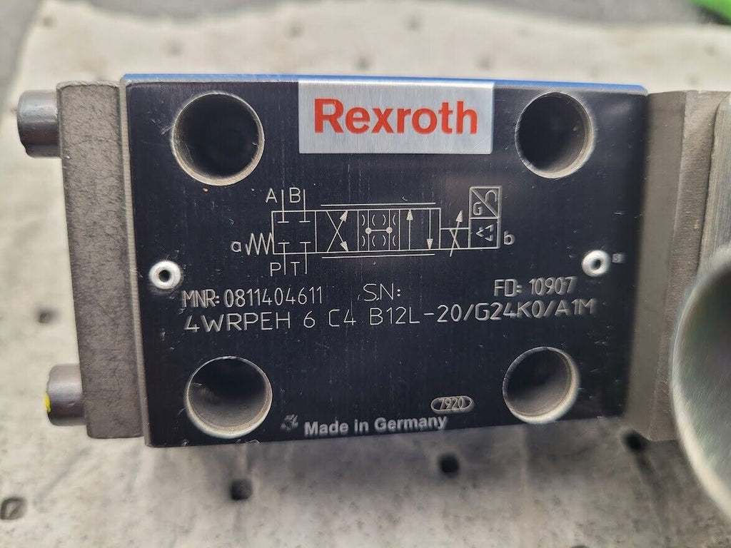 Rexroth Servo Proportional Hydraulic Valve 4WRPEH6C4B12L-20/G24K0/A1M 0811404611