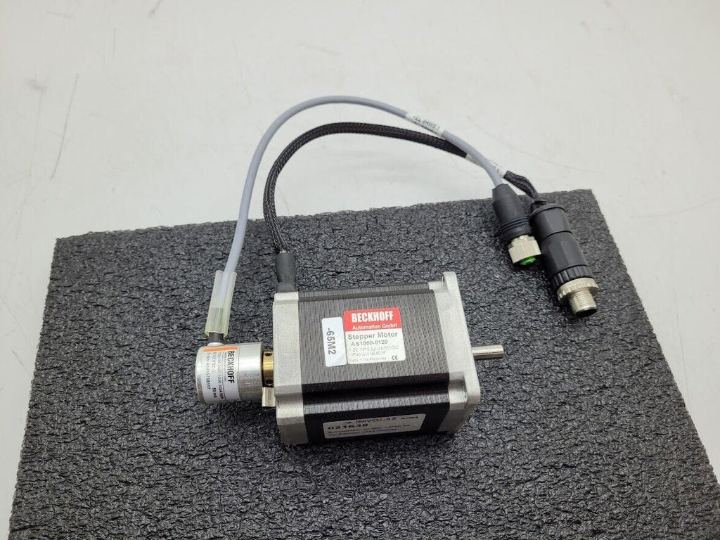 Beckhoff AS1050-0120 Stepper Motor 24/50VDC 1.8°/200 full steps w/ Encoder