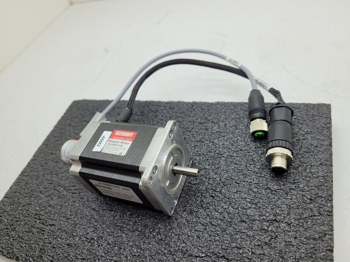 Beckhoff AS1050-0120 Stepper Motor 24/50VDC 1.8°/200 full steps w/ Encoder