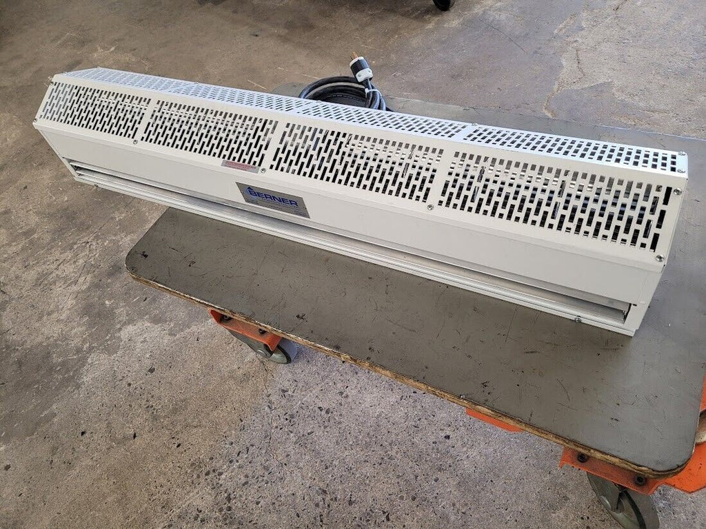 BERNER EZN1048AA 48" Wide Low Profile Air Curtain 8" Deep 120VAC 3.4A 1/5HP