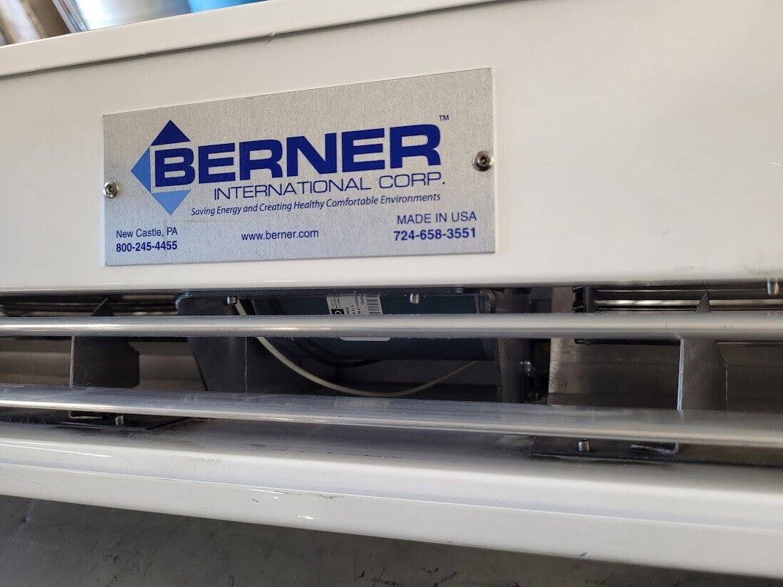 BERNER EZN1048AA 48" Wide Low Profile Air Curtain 8" Deep 120VAC 3.4A 1/5HP