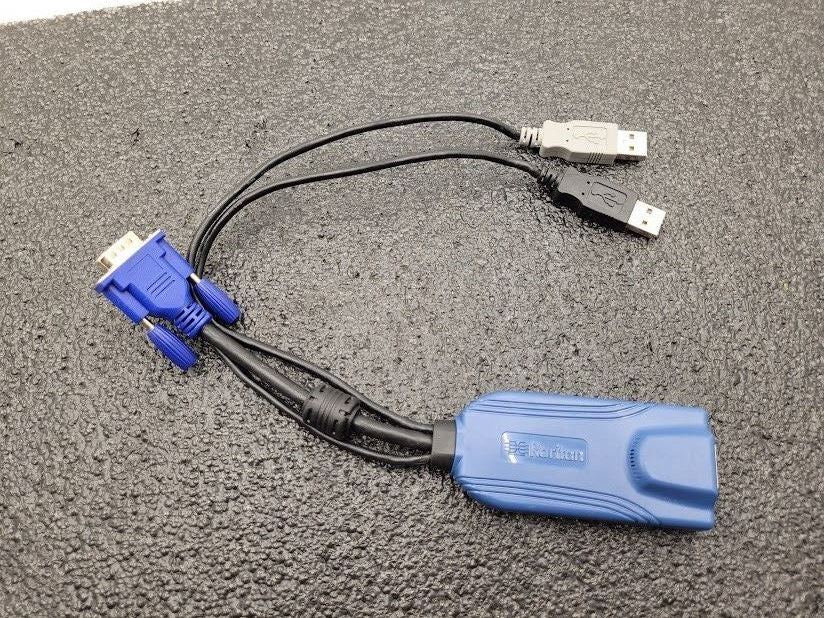Raritan Dominion D2CIM-DVUSB KX2 USB KVM Switch Virtual w/Broken Ethernet Tabs