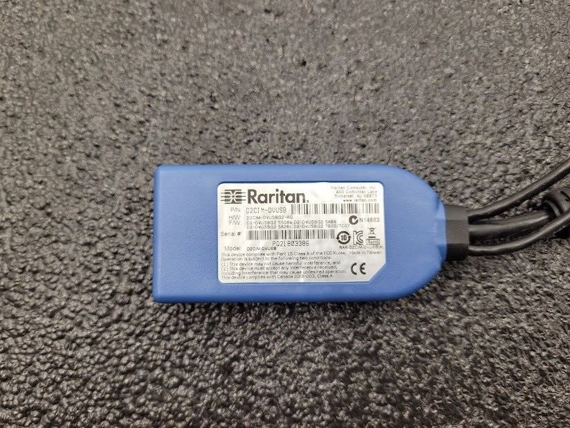 Raritan Dominion D2CIM-DVUSB KX2 USB KVM Switch Virtual w/Broken Ethernet Tabs