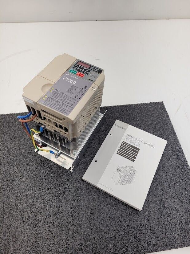 Yaskawa CIMR-VCBA0006BAA 1.1kW General Purpose AC Motor Drive 1PH In 3PH Out