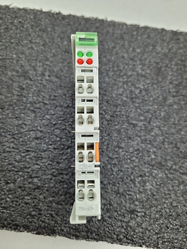 WAGO 750-478 2-Channel Analog Voltage Input 0-10 VDC Single-Ended 16 bit