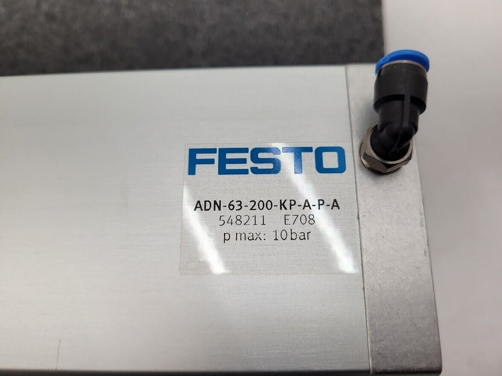 Festo ADN-63-200-KP-A-P-A Pnumatic Cylinder 63mm Bore 200mm Stroke 548211