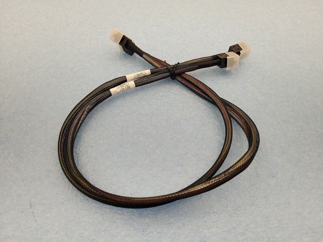 Pair of Amphenol Mini SAS SFF-8643 36p to SFF8643 36p Mini SAS HD Data Cable