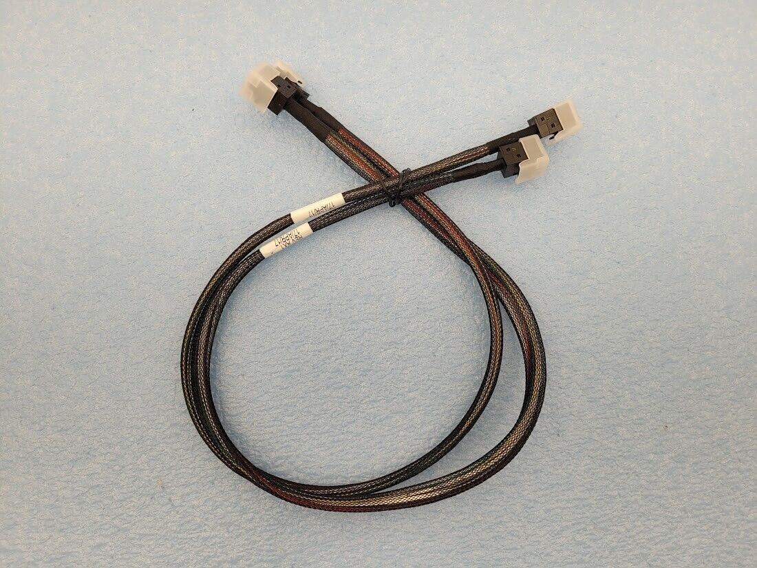 Pair of Amphenol Mini SAS SFF-8643 36p to SFF8643 36p Mini SAS HD Data Cable