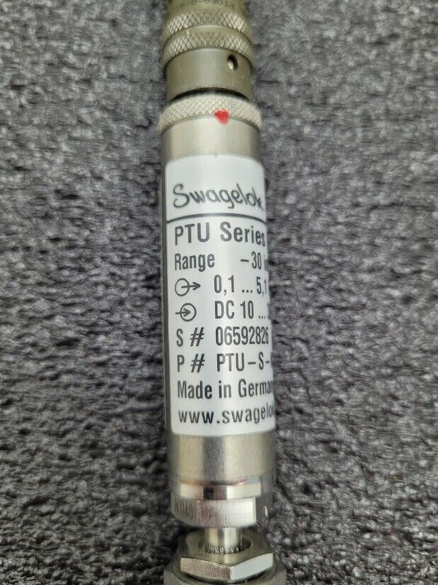 Swagelok UHP PTU-S-NC60-23AC Ultra High Purity High Vacuum / Pressure Transducer