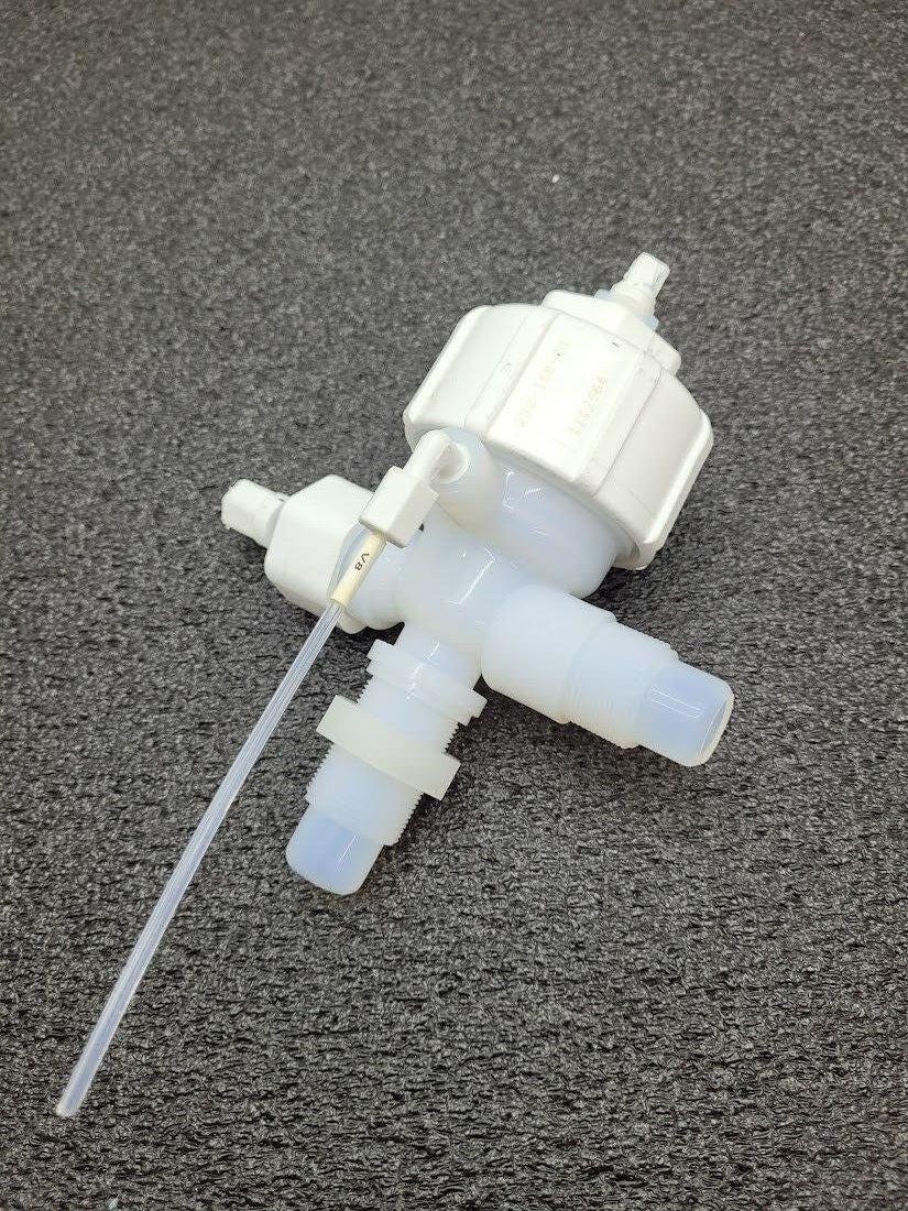 Fluoroware 202-158-01 3/4" 2-Way Adjustable Bypass Pneumatic Diaphragm Valve