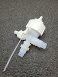 Fluoroware 202-158-01 3/4" 2-Way Adjustable Bypass Pneumatic Diaphragm Valve