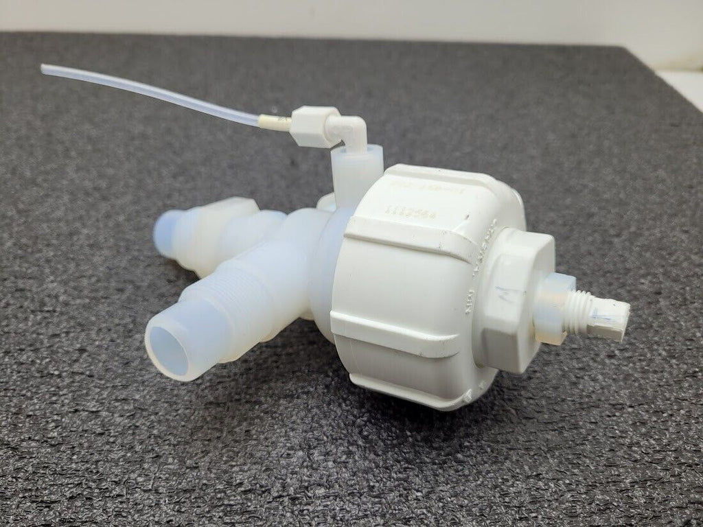 Fluoroware 202-158-01 3/4" 2-Way Adjustable Bypass Pneumatic Diaphragm Valve