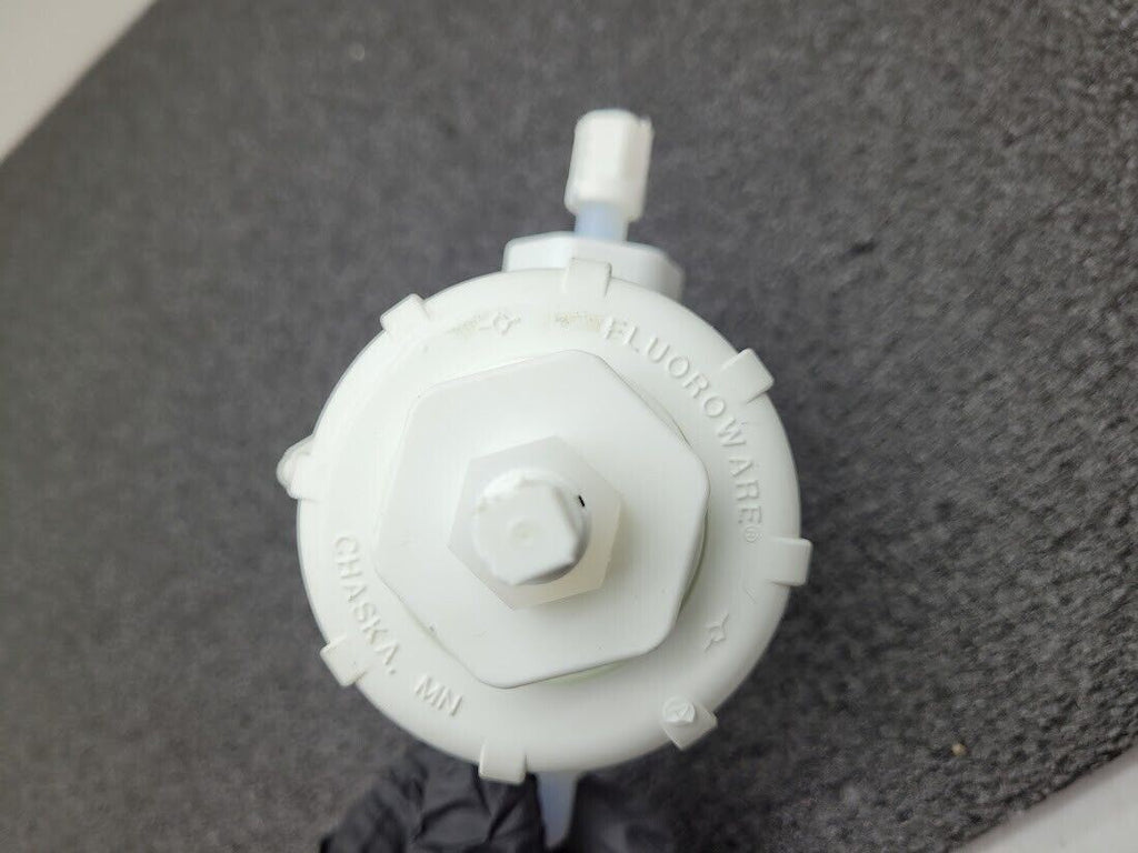 Fluoroware 202-158-01 3/4" 2-Way Adjustable Bypass Pneumatic Diaphragm Valve