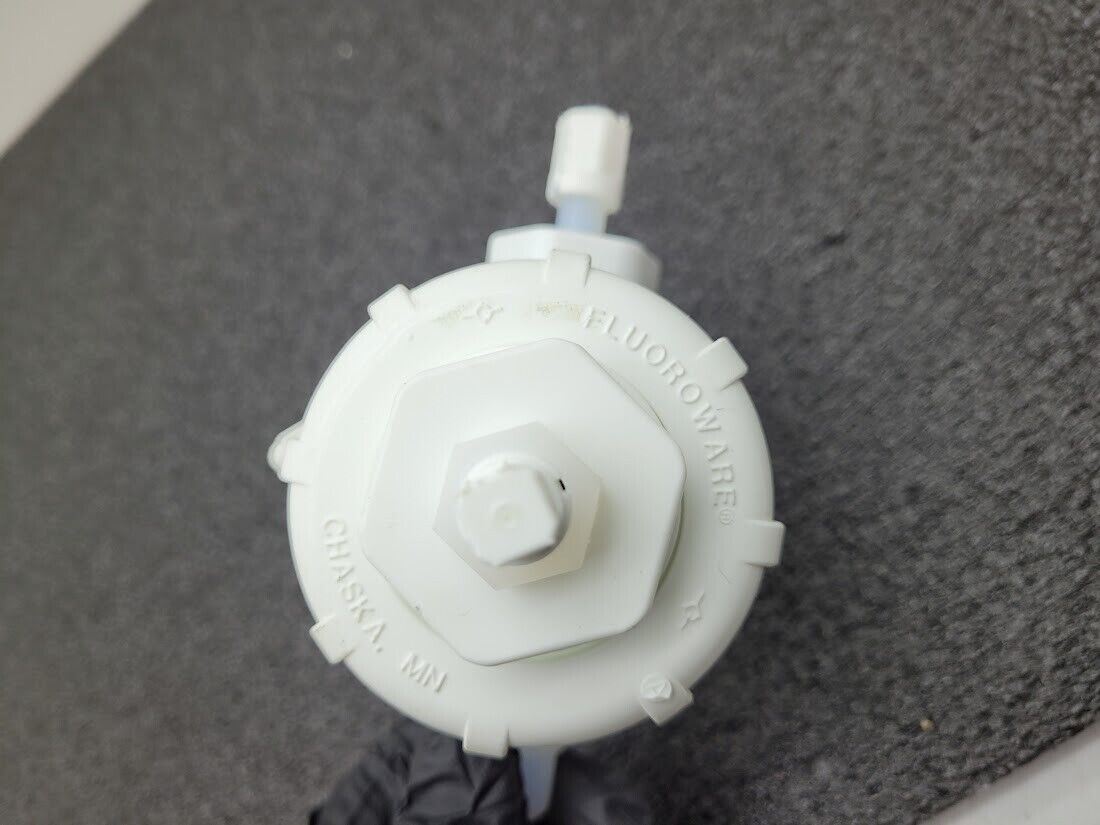 Fluoroware 202-158-01 3/4" 2-Way Adjustable Bypass Pneumatic Diaphragm Valve