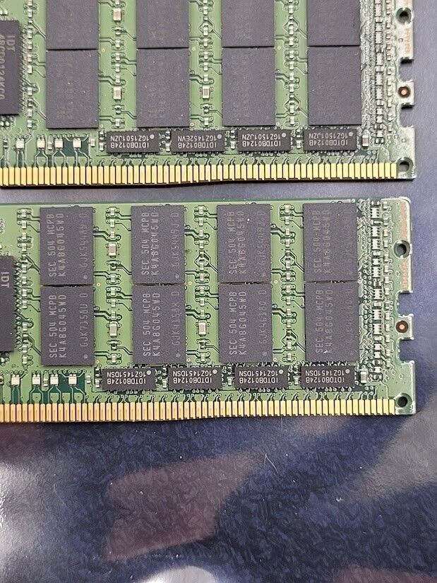 Lot of 4 Samsung 32GB 4DRx4 PC4-2133P M386A4G40DM0-CPB PC4 ECC Ram 128GB total