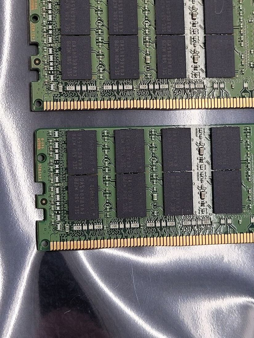 Lot of 4 Samsung 32GB 4DRx4 PC4-2133P M386A4G40DM0-CPB PC4 ECC Ram 128GB total