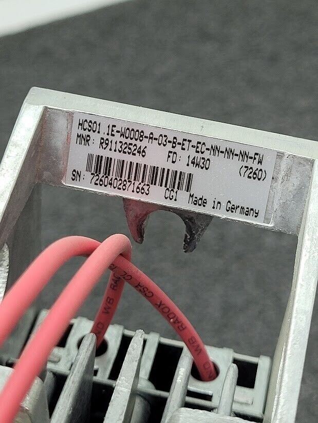 Rexroth IndraDrive Cs AC Servo Drive HCS01.1E-W0008-A-03-B-ET-EC-NN-NN-NN-FW