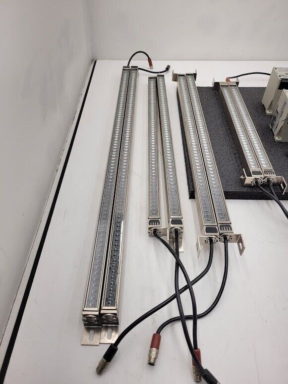 STI Light Curtain Set 2 Controllers 5 Curtain Pairs MC47-20 Series 34" 25" 17"