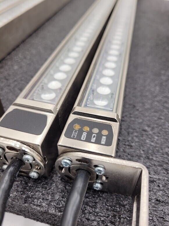 STI Light Curtain Set 2 Controllers 5 Curtain Pairs MC47-20 Series 34" 25" 17"
