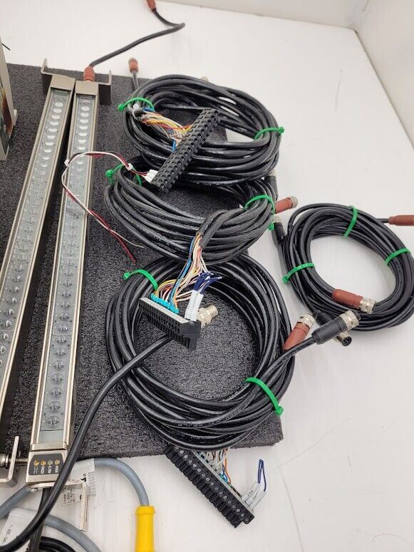 STI Light Curtain Set 2 Controllers 5 Curtain Pairs MC47-20 Series 34" 25" 17"