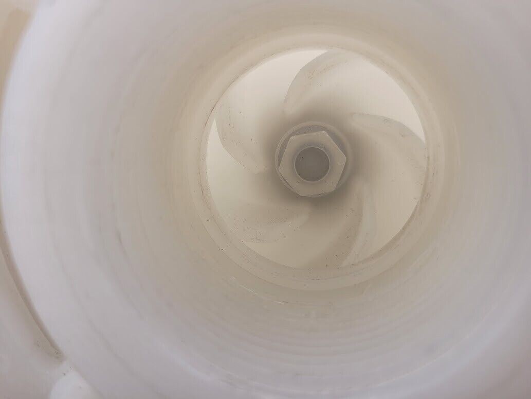 Penguin P-1CK PVDF 1HP Vertical Impeller Pump 83 g/min 52' head 3PH