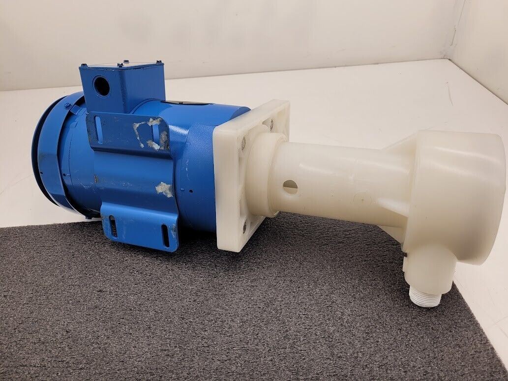 Penguin P-1CK PVDF 1HP Vertical Impeller Pump 83 g/min 52' head 3PH