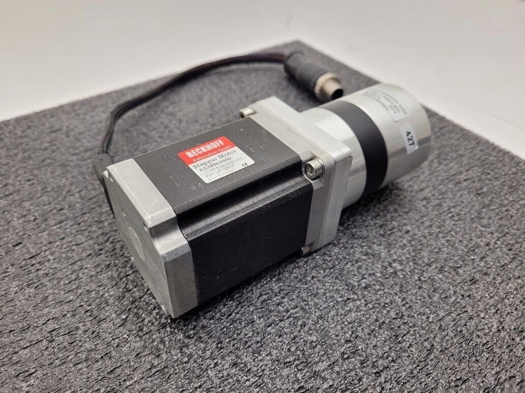 Beckhoff AS1050-0000 Stepper Motor Gearhead 24/50VDC 1.8°/200 full steps NEMA23