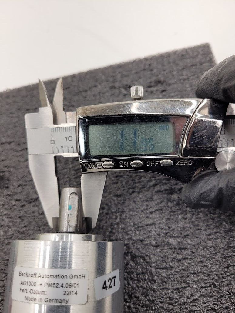 Beckhoff AS1050-0000 Stepper Motor Gearhead 24/50VDC 1.8°/200 full steps NEMA23