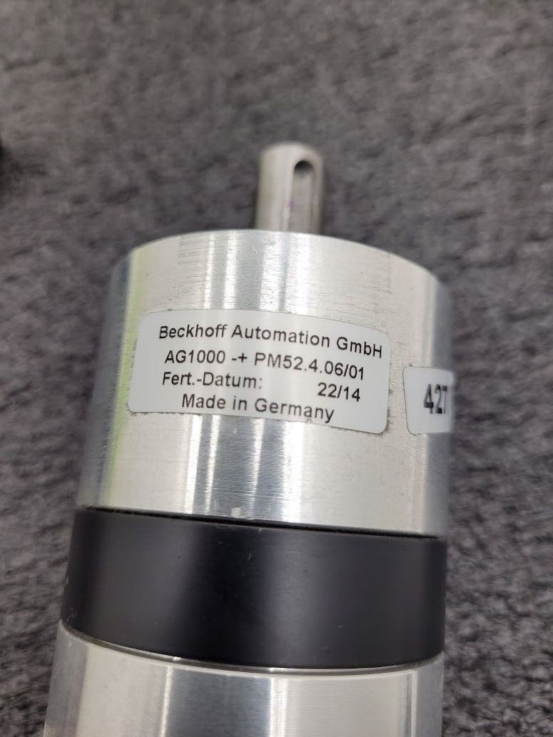 Beckhoff AS1050-0000 Stepper Motor Gearhead 24/50VDC 1.8°/200 full steps NEMA23