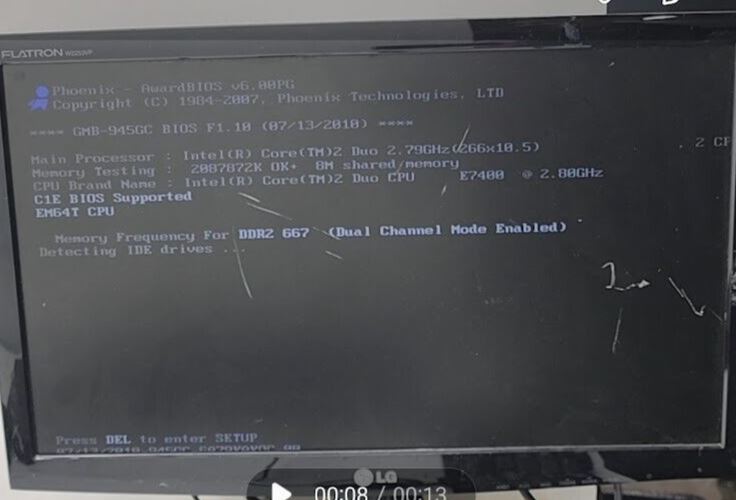 Advantech GMB-945GC SBC Mini ATX Computer Motherboard Core 2 Duo 2.79GHz 2GB Ram