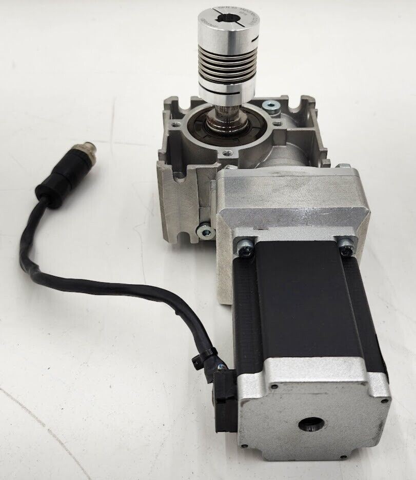 Nanotec Innolas GSGE60-5-1 Worm Gearbox w/ ST6018L3008-A Stepper Motor NEMA 24