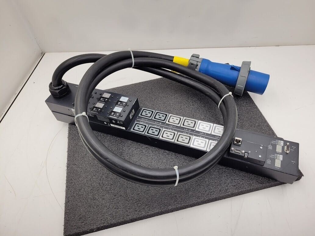 HP 398922-D71 Power Monitoring PDU S348 3PH 48A 395327-001 AF400A Monitor Module