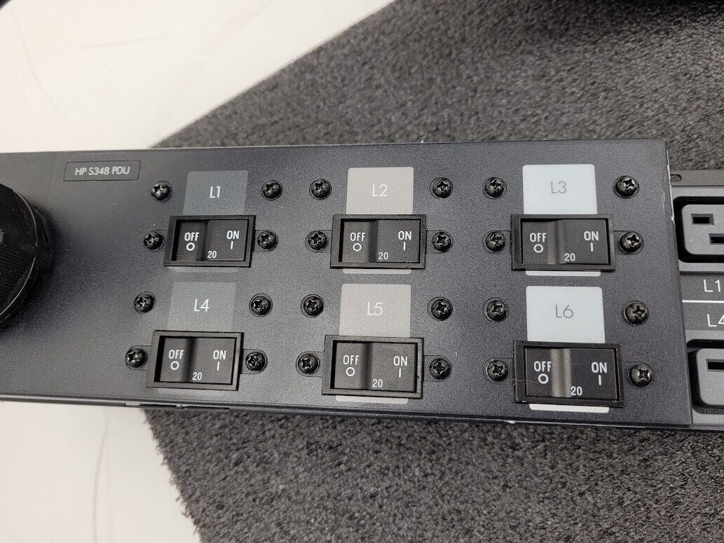 HP 398922-D71 Power Monitoring PDU S348 3PH 48A 395327-001 AF400A Monitor Module