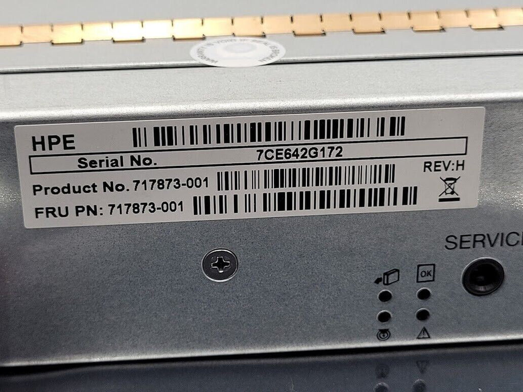 HP MSA 2040 717873-001 6GBps SAS Drive I/O Controller 81-00000081-00-01 Tested