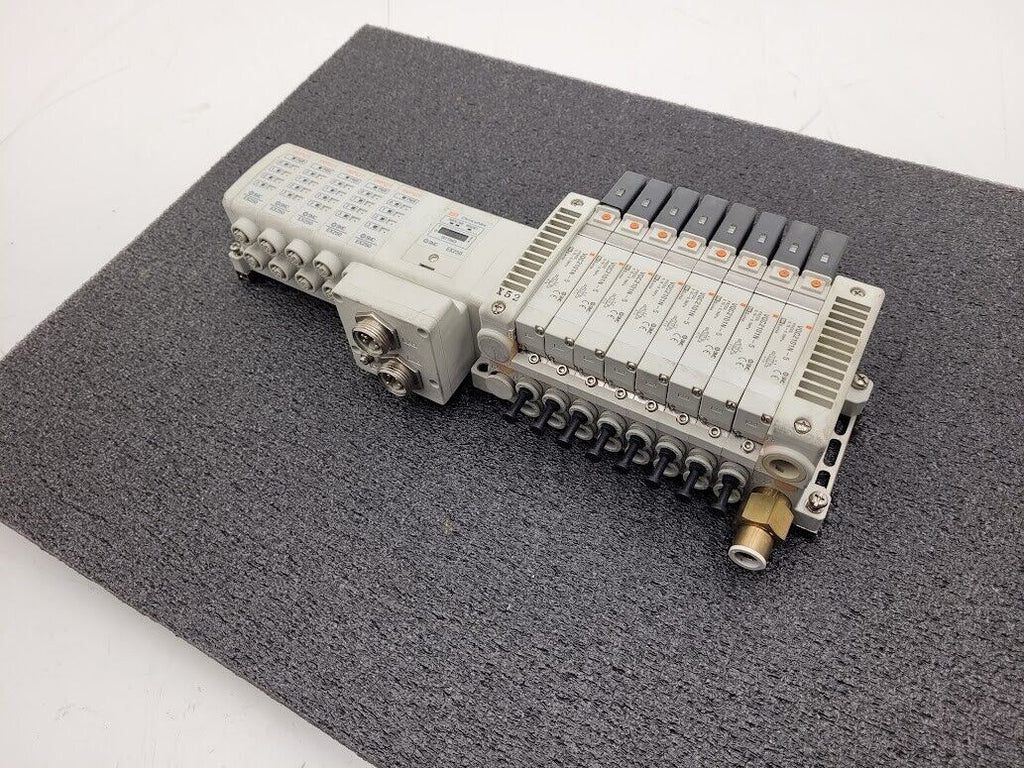 SMC Pneumatic Manifold 8 VQC2101N-5 Valves DeviceNet Control EX250-SDN1-X122