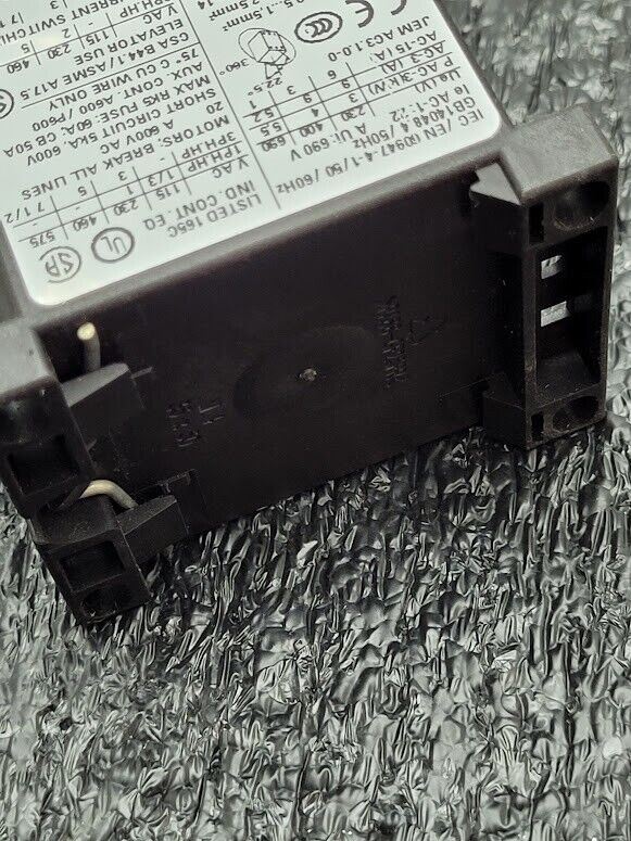 Siemens Contactor 3RT1016-1BB42 G/140219 *E05* 3RT1916-1DGOO Diode 24VDC Coil