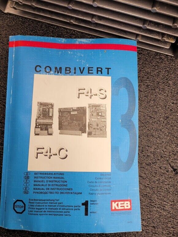 KEB Combivert 14.F4 C1E-3440/1 4 10HP Spindle Motor Drive SCM Tech 80 1600Hz