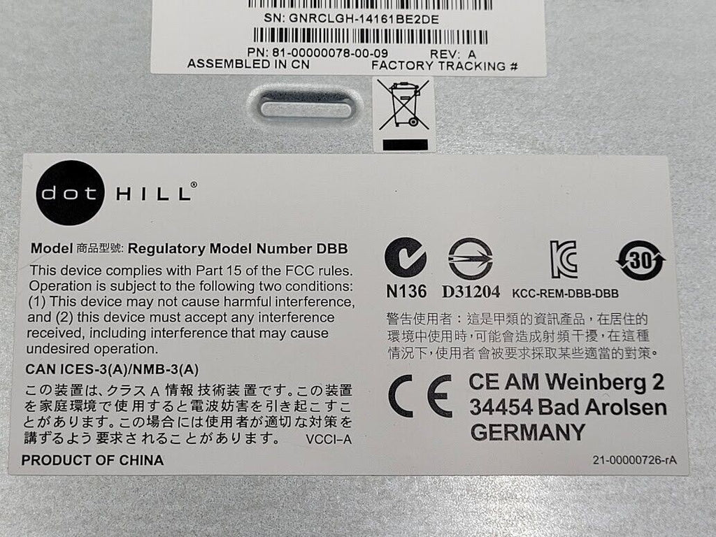Dot Hill FRUTC05-01 12Gb SAS / FC Disk Array Controller Module 81-00000078-00-09