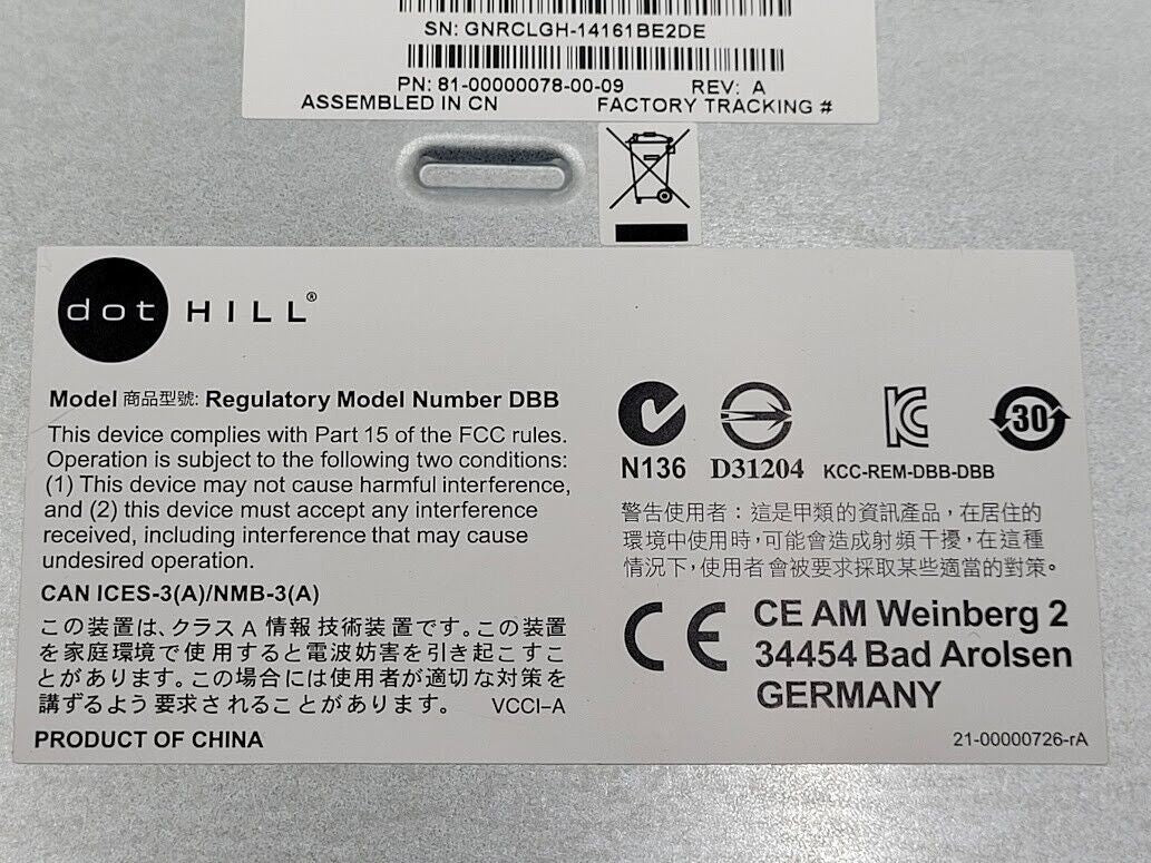 Dot Hill FRUTC05-01 12Gb SAS / FC Disk Array Controller Module 81-00000078-00-09