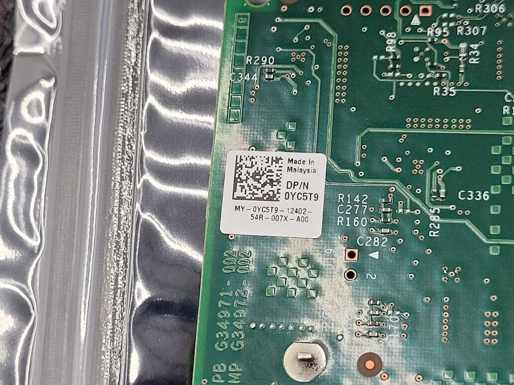 Intel Dell 0YC5T9 10GbE 2 Port Gigabit Ethernet Adapter PCI Custom Bracket