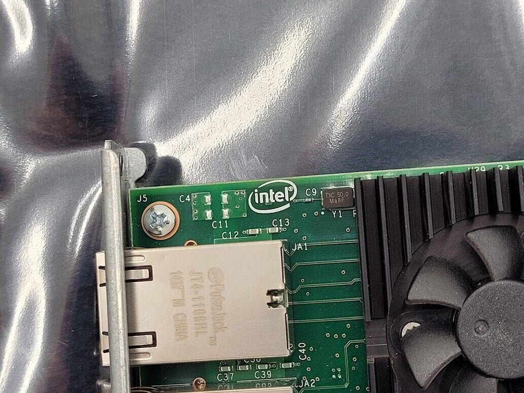 Intel Dell 0YC5T9 10GbE 2 Port Gigabit Ethernet Adapter PCI Custom Bracket